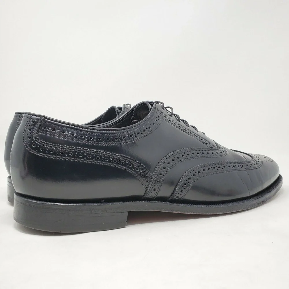 Florsheim Lexington Black Leather Oxford Wingtip